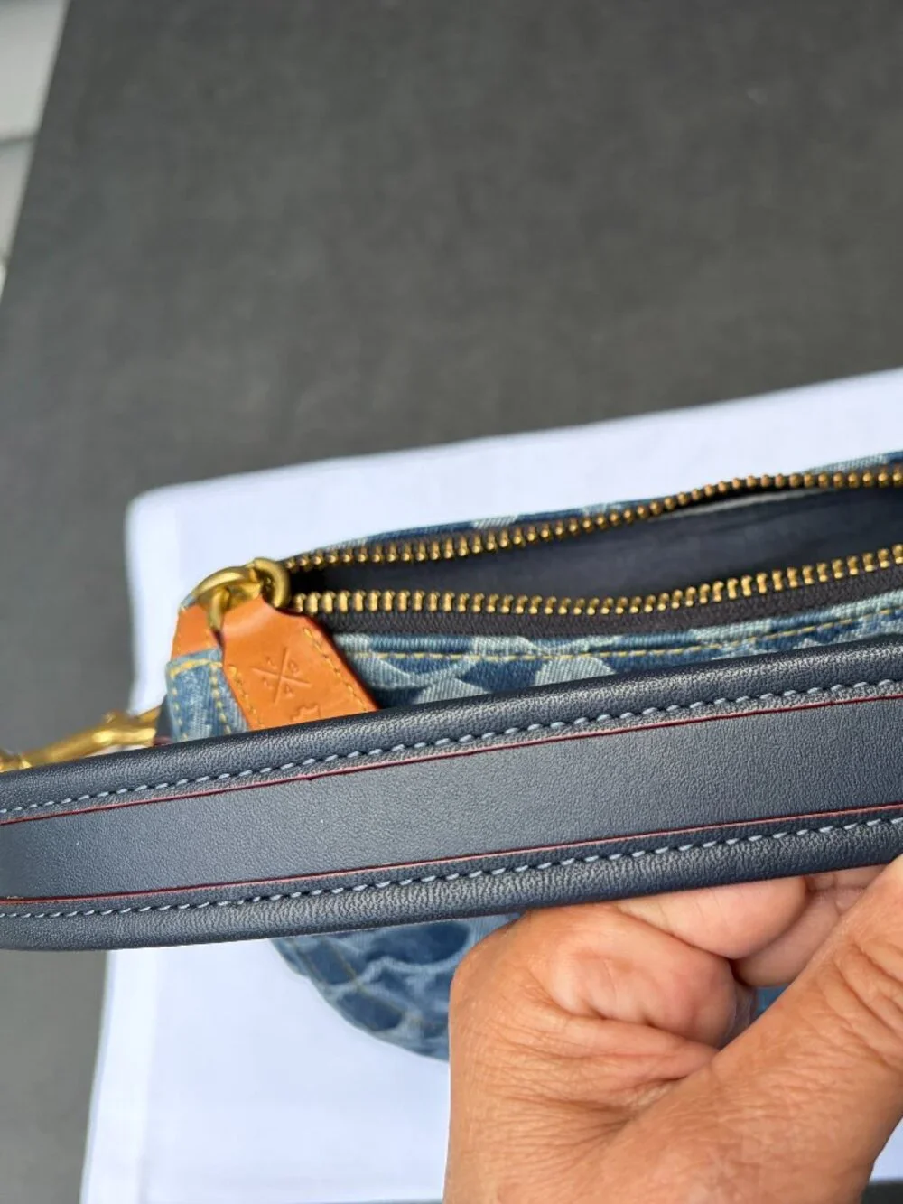 Coach Denim Swinger Bag